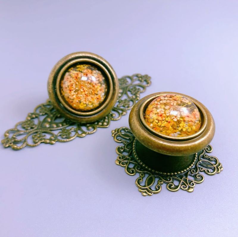 Modern Design Hardware Supplies Euro Furniture Cabinet Drawer Brass shell knob Handle And Knob