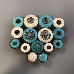 Wholesale Decorative Drawer Cabinet Furniture Hardware Quartz Handle Natural Stone Pull Knob