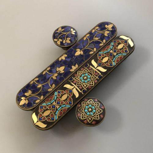 Antique Heritage Folk Art Drawer Knob Color Wardrobe Handle Cheap Price best Quality Ceramic Wardrobe Knobs