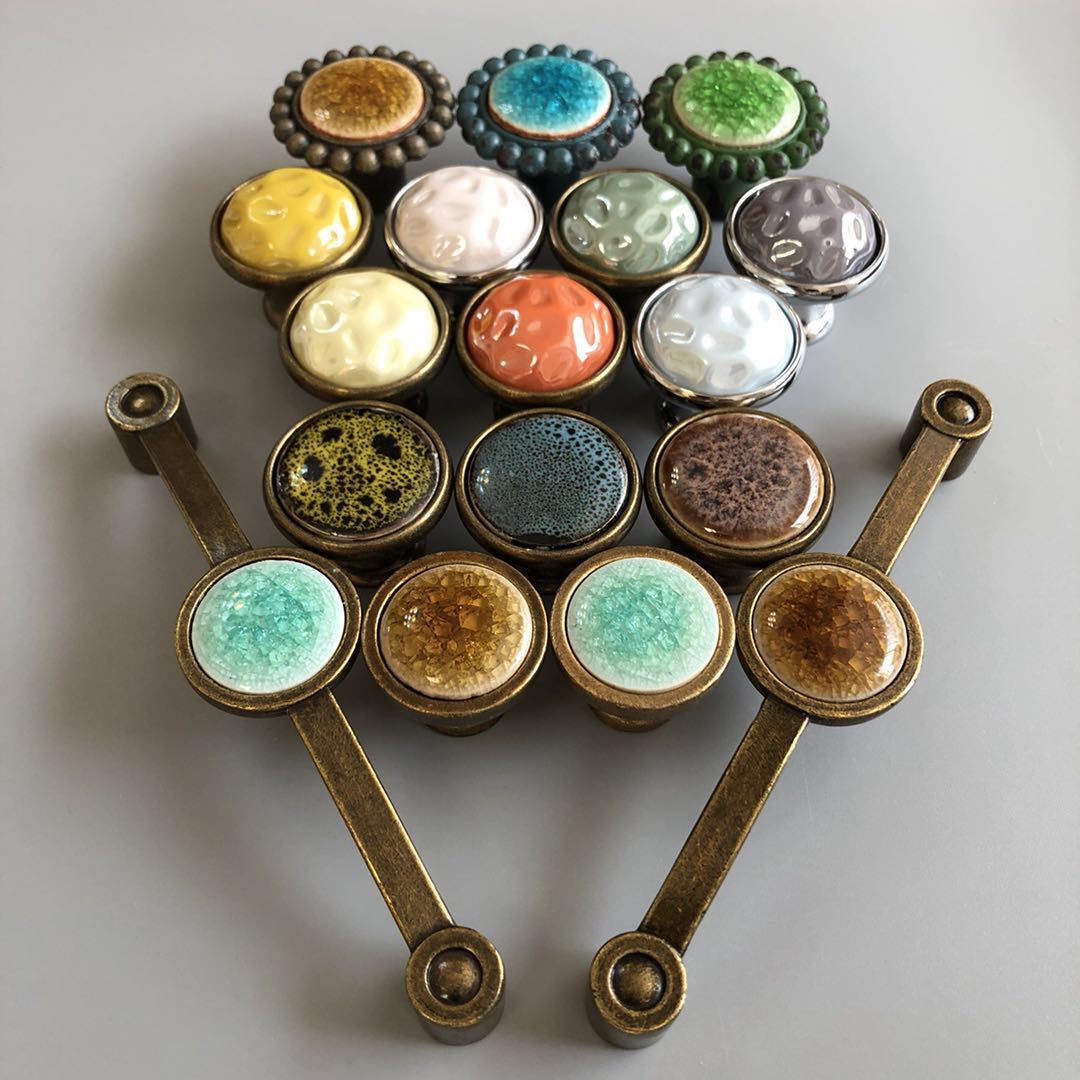 Fancy Cabinet Ceramic Knobs Drawer Ceramic Handles Drawer Furniture Pull Knobs