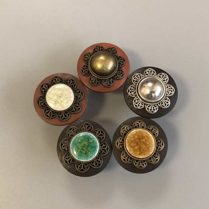 Wardrobe Door Wooden Handle Dresser Furniture Drawer Cabinet Wood Pull Knobs