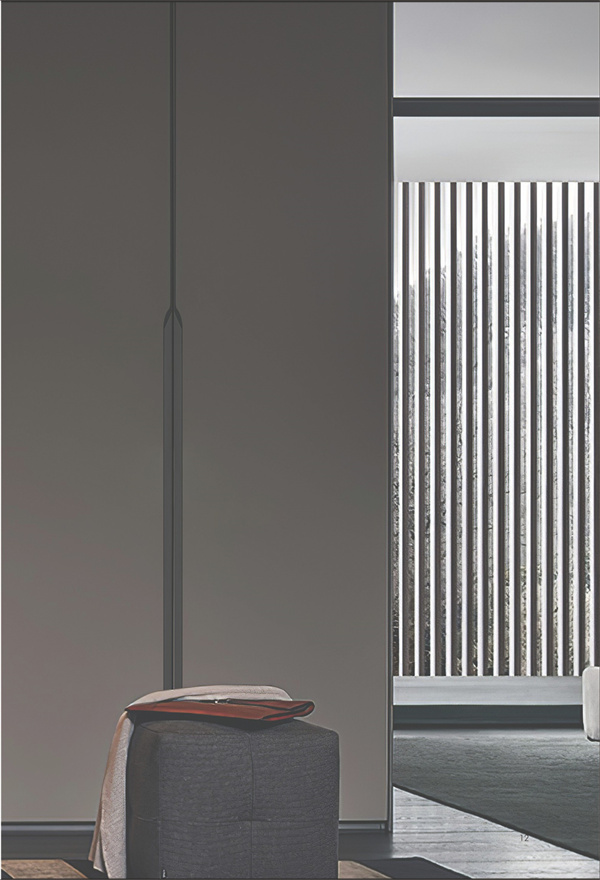 Milan Long Wardrobe Drawer Concealed Handle Pulls Aluminium Cabinet Handle Profile One Meter Aluminium Closet Handle