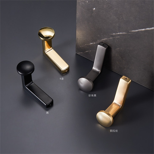 Furniture hardware Coat Hanger Bathroom Clothes Display Towel coat hooks Metal Wall Shower Hook For Hanging