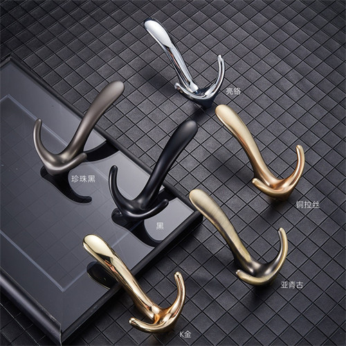 Zinc Alloy Clothes Clothing Metal Hook Coat Hook Wall Hook