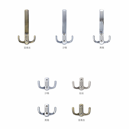 Milan Oil Rubbed Bronze Double Robe Coat Hooks Wall Wire Rack Wall Mount Coat Hook