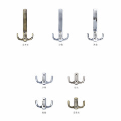 Milan Oil Rubbed Bronze Double Robe Coat Hooks Wall Wire Rack Wall Mount Coat Hook