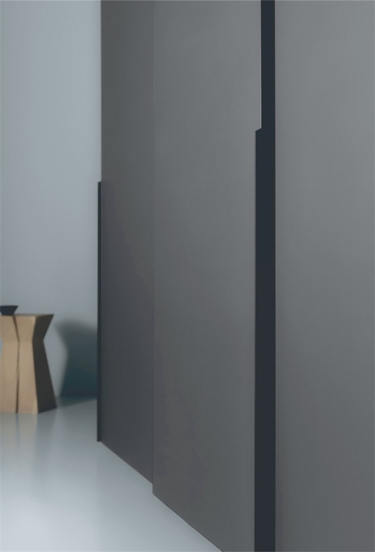 Milan Long Wardrobe Drawer Concealed Handle Pulls Aluminium Cabinet Handle Profile One Meter Aluminium Closet Handle