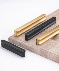 High Quality Aluminum Kitchen Furniture Cabinet 3M Handle Gold And Black Long Profile Cabinet Handle 1000Mm