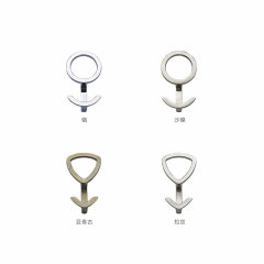 Decorative Hanging Hook Wall Mounted Clothes Hanger Coat Hook Rail Coat Rack Zinc Alloy Clothe Wall Hook