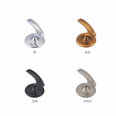 Simplicity Gold Nickel Black Wall Single Coat Hanger Entrance Living Room Bathroom Wardrobe Clothing Coat Hook