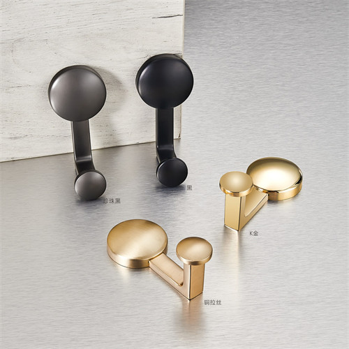 Furniture hardware Coat Hanger Bathroom Clothes Display Towel coat hooks Metal Wall Shower Hook For Hanging