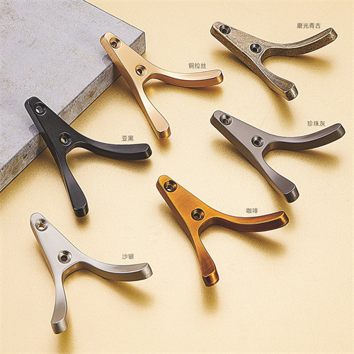 Factory Manufacture Hooks Coat Wall Robe Metal Clothing Vintage Towel Hanger Coat Hanger Cloth Hook