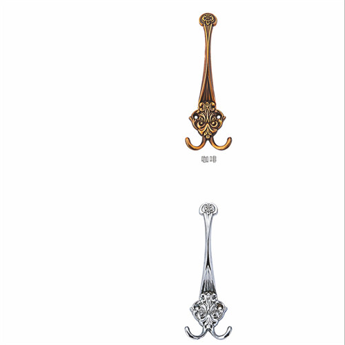 Milan Oil Rubbed Bronze Double Robe Coat Hooks Wall Wire Rack Wall Mount Coat Hook