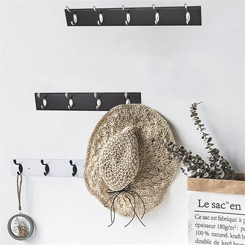 Wooden Coat Rack Clothes Hanger Hooks Living Room Wall Rack