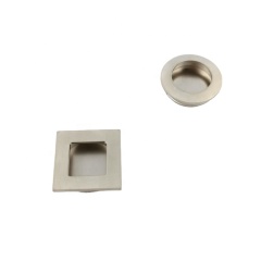 Recessed Furniture Hardware Zinc Concealed Hidden Flush Pull Cabinet Handle