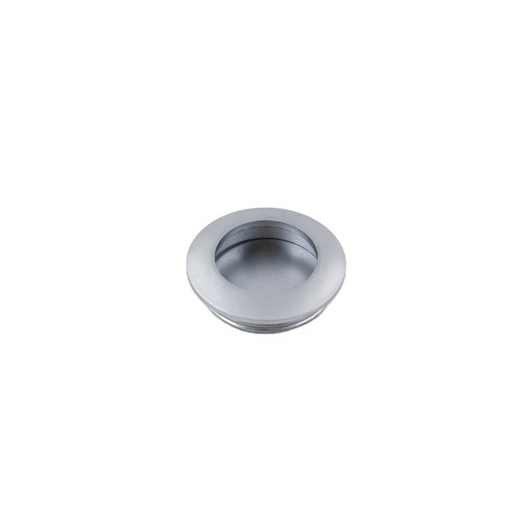 Recessed Furniture Hardware Zinc Concealed Hidden Flush Pull Cabinet Handle