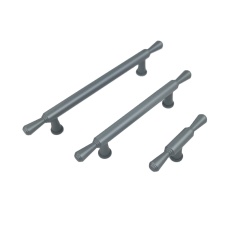 Manufacturer Directly Deliver Drawer Knob Cabinets Solid Aluminium Pull Cabinet Oxidation Gray Handle