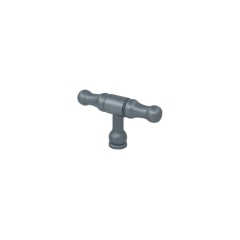 Plant Milling Process Drawer Knob Cabinets Aluminium Profile Pull Kitchen Aluminium Oxide Gray Handle
