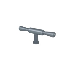Manufacturer Directly Deliver Drawer Knob Cabinets Solid Aluminium Pull Cabinet Oxidation Gray Handle