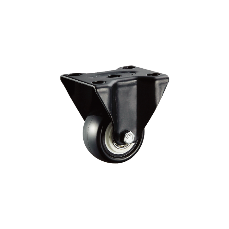 PVC Caster With Double Bearings Without Brake 1.5/2/2.5 Inch Industrial Medical Workbench Heavy Duty Casters Wheels With Brake