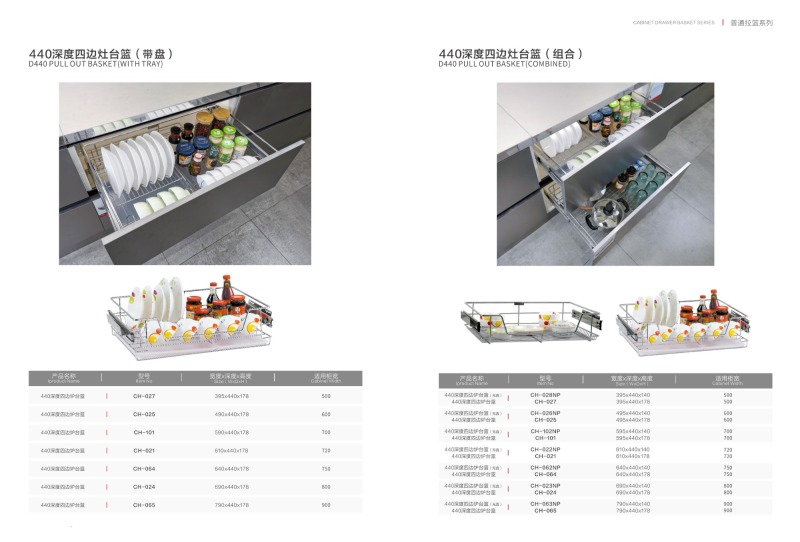 Kitchen Cabinet Drawer Basket Series