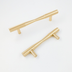 Plant Directly Send Drawer Knob Cabinets Aluminium Profile Pull Cabinet Oxidation Gold Handle