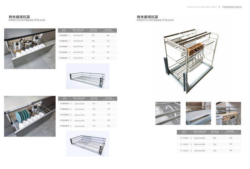 Kitchen Stainless Steel Wire Basket