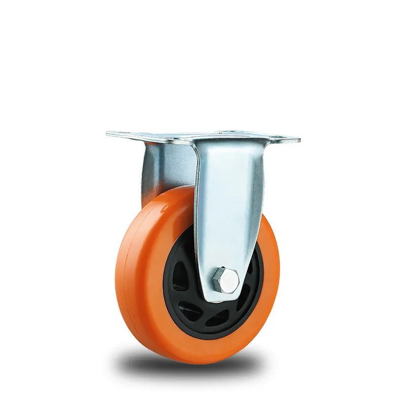 Medium Duty Caster Manufacturer PVC Caster Wheel 3/4/5 Inch Zinc-plated Customized For Machine And Equipment