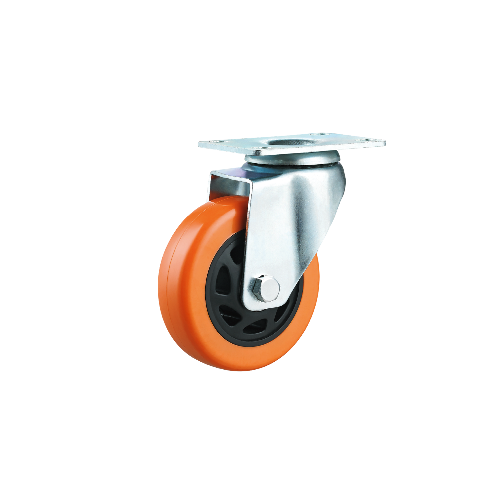 Medium Duty Caster Manufacturer PVC Caster Wheel 3/4/5 Inch Zinc-plated Customized For Machine And Equipment