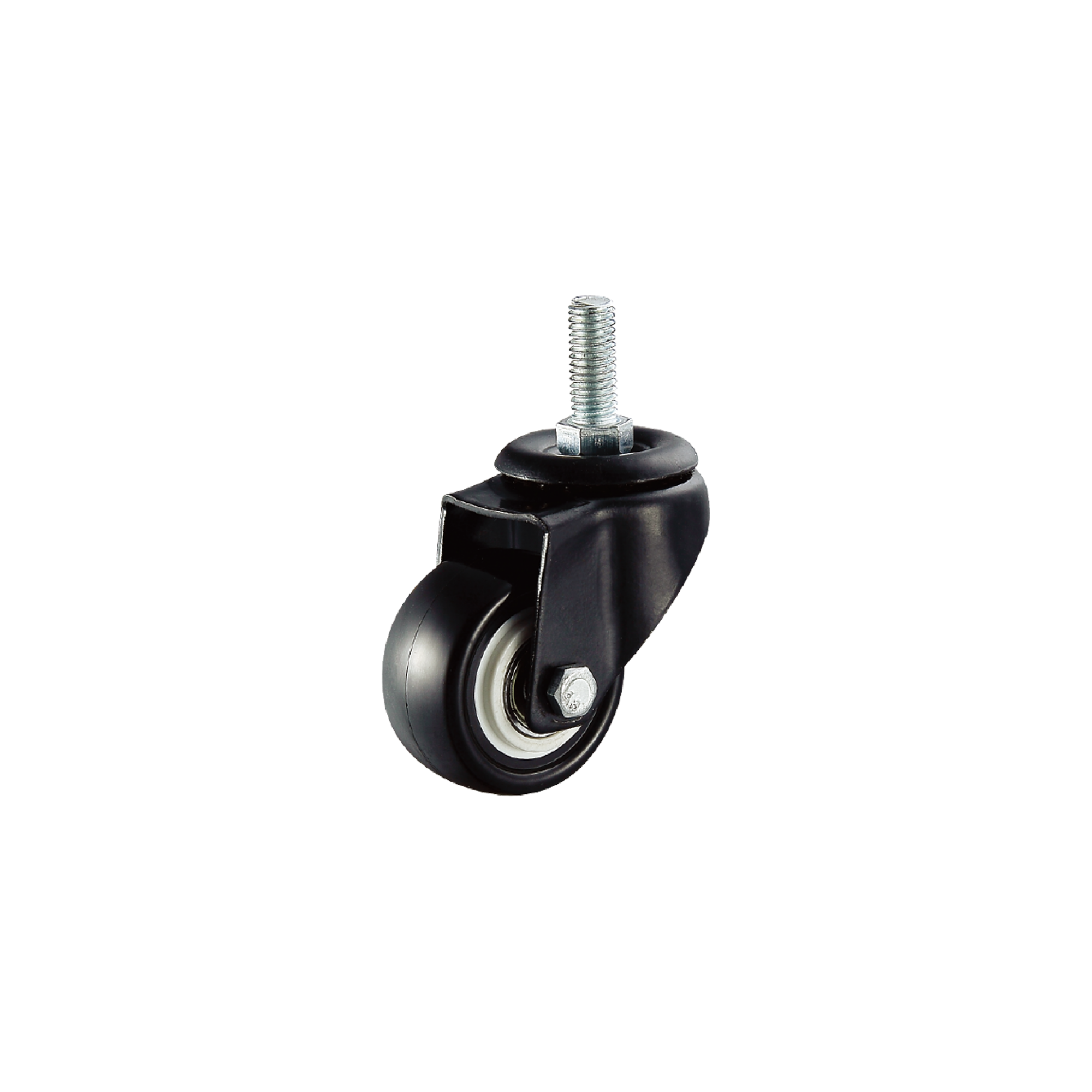 PVC Caster With Double Bearings Without Brake 1.5/2/2.5 Inch Industrial Medical Workbench Heavy Duty Casters Wheels With Brake