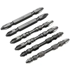 Professional Double Single Head Screwdriver Bit High Magnetic PH2 Bit S2 PZ2 Hex Screw Driver Bit With Stong Magnetic
