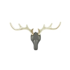 Animal Deer Hat Hanger Natural Minimalist Design Decorative Hook Wall Mounted Coat Hook