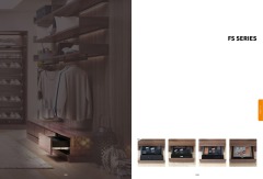 Modern Multifunctional Wardrobe Organizer Pull Out Sliding Drawer Leather Style Jewelry Box