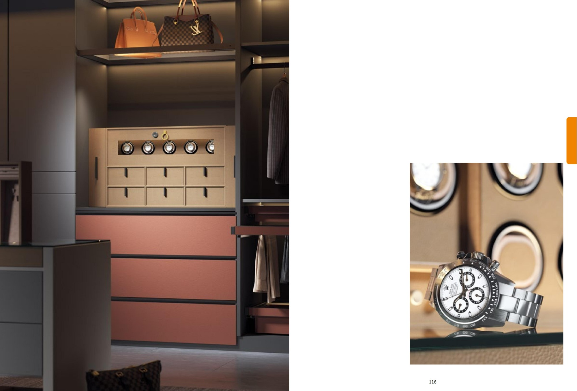 Modern Multifunctional Wardrobe Organizer Pull Out Sliding Drawer Leather Style Jewelry Box