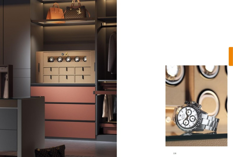 Modern Multifunctional Wardrobe Organizer Pull Out Sliding Drawer Leather Style Jewelry Box