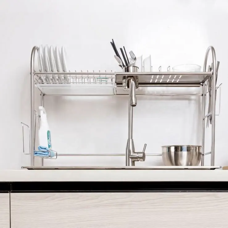 Latest Style & Fashion Stainless Steel Kitchen Storage Folding Dish Racks