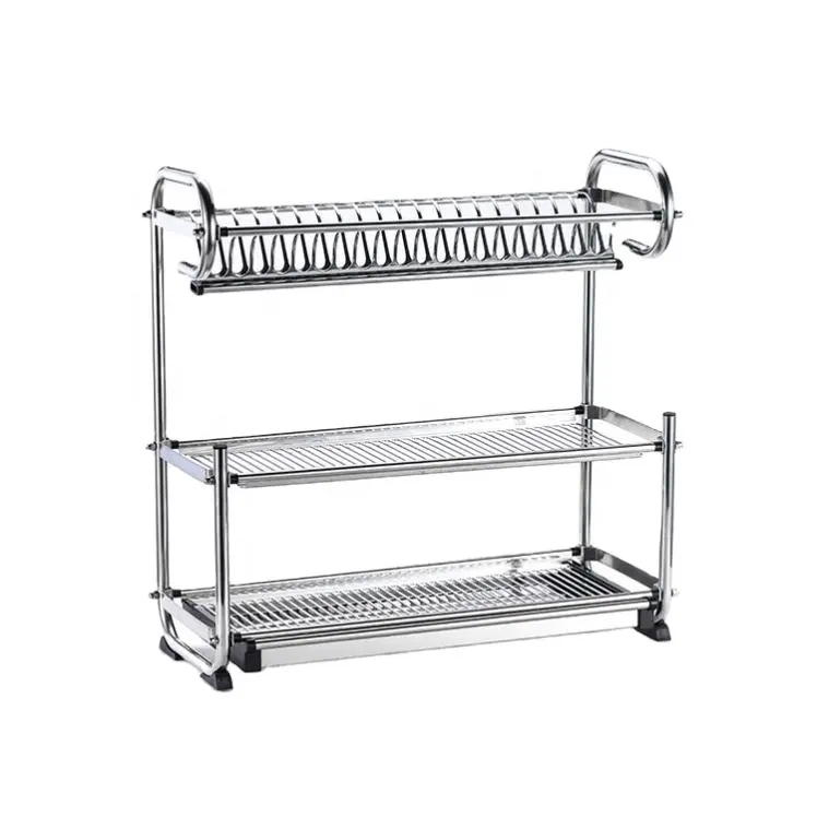Latest Style & Fashion Stainless Steel Kitchen Storage Folding Dish Racks