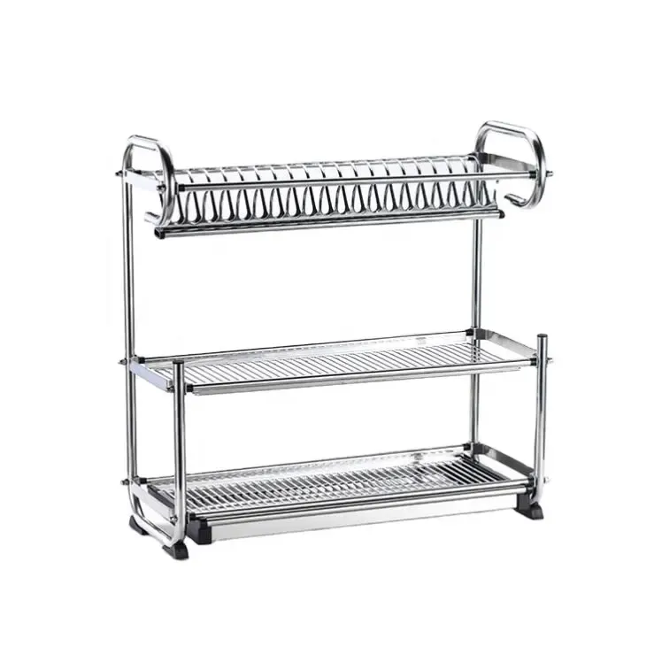 Latest Style & Fashion Stainless Steel Kitchen Storage Folding Dish Racks