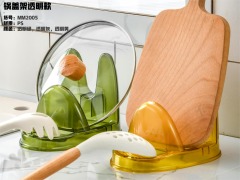 Use And Clean Kitchen Soup Spoon Chopsticks Holder Pad Pot Cover Storage Spatula Plastic Rack