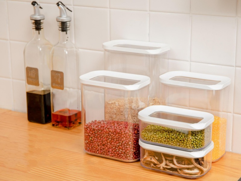 Food Storage Container set Plastic Kitchen Refrigerator Noodle Box Multigrain Storage Tank Transparent Sealed Cans