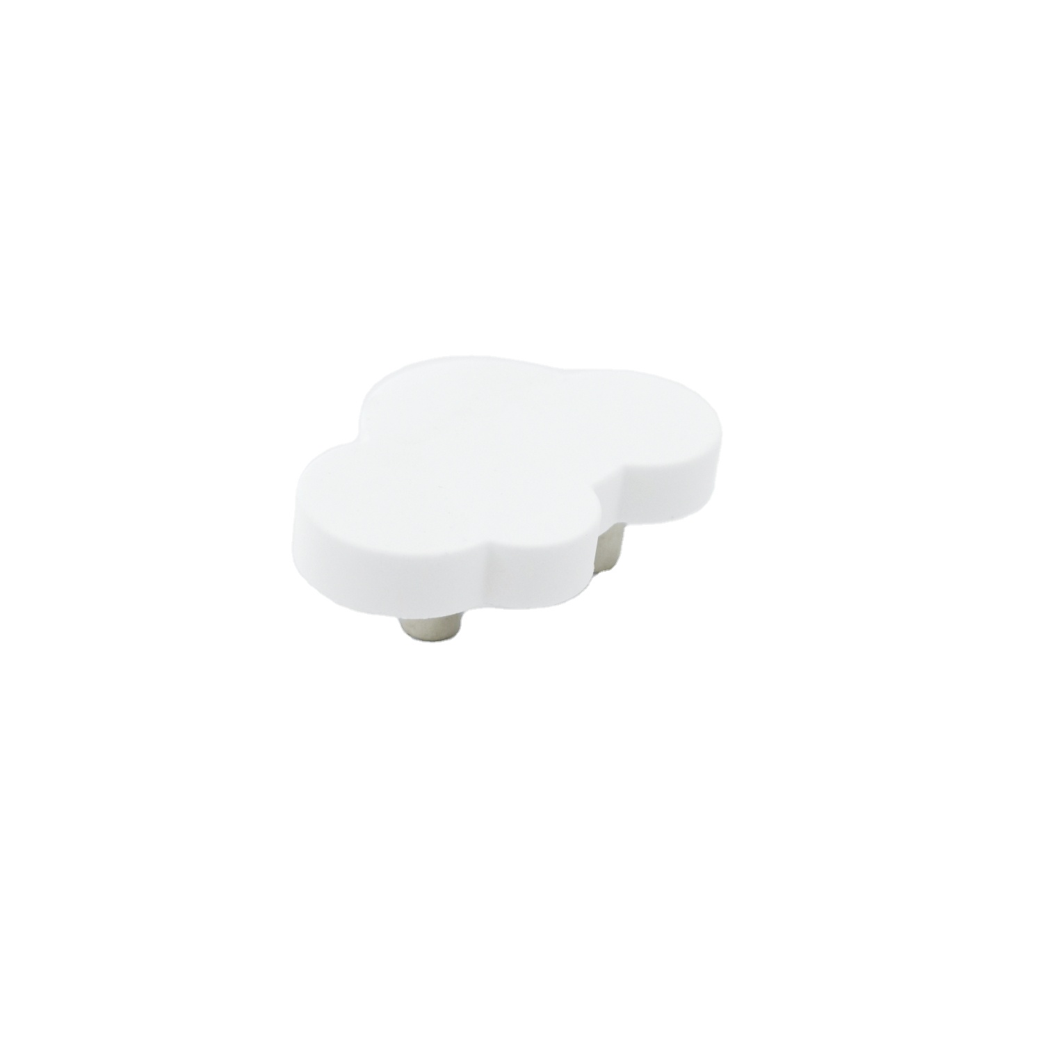 Children Room Soft Material Knob Zinc ABS White Cloud Cartoon Handle