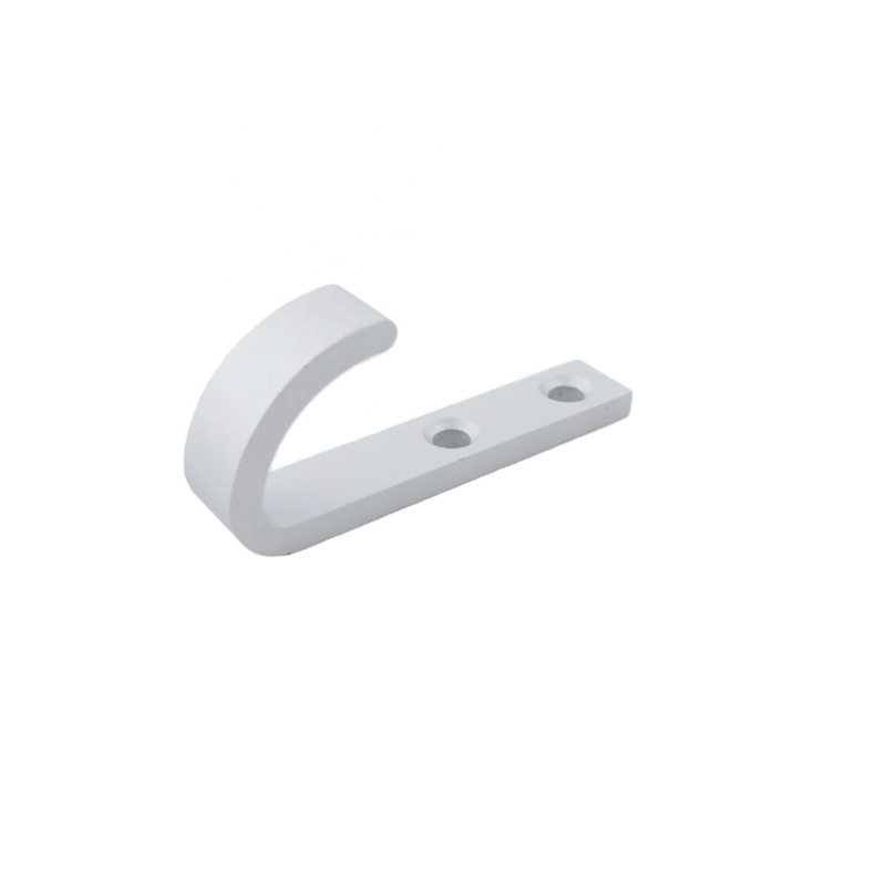 Gold Brushed Aluminium Profile Hanger Good Oxidation Quality Hooks