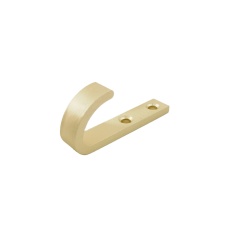 Gold Brushed Aluminium Profile Hanger Good Oxidation Quality Hooks