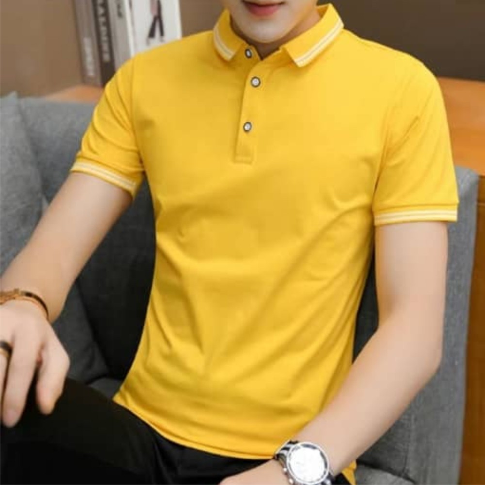 Men's Plain Polo Shirts