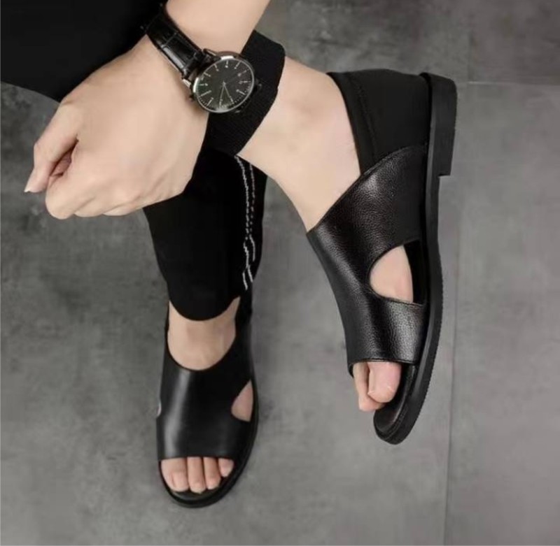 Men's Sandal Shoes - Black