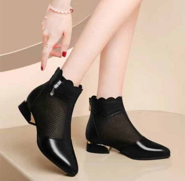 Ladies Office Net Shoes - High Heel