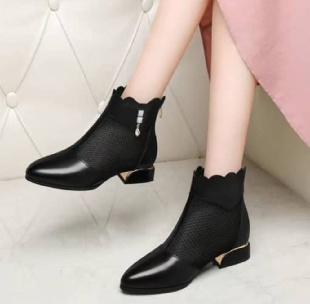 Ladies Office Net Shoes - High Heel
