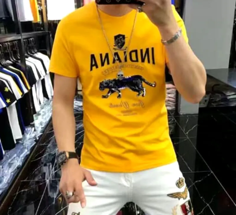 Men's Trend T-Shirts - Yellow