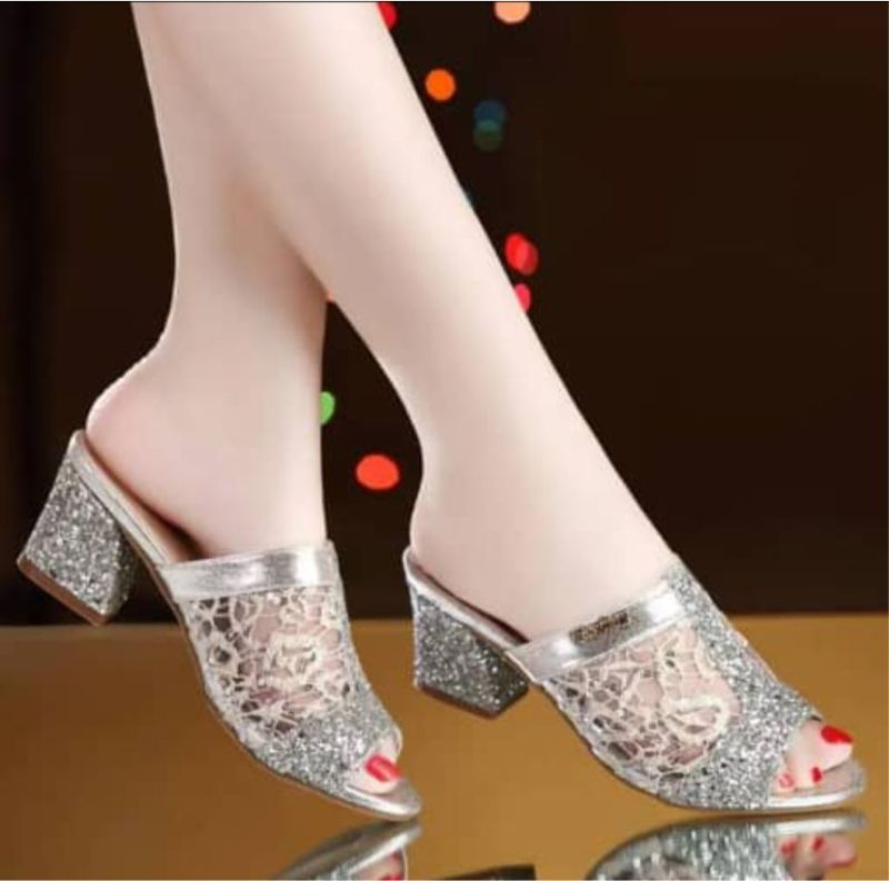 Classic Women's Half Shoe - Silver