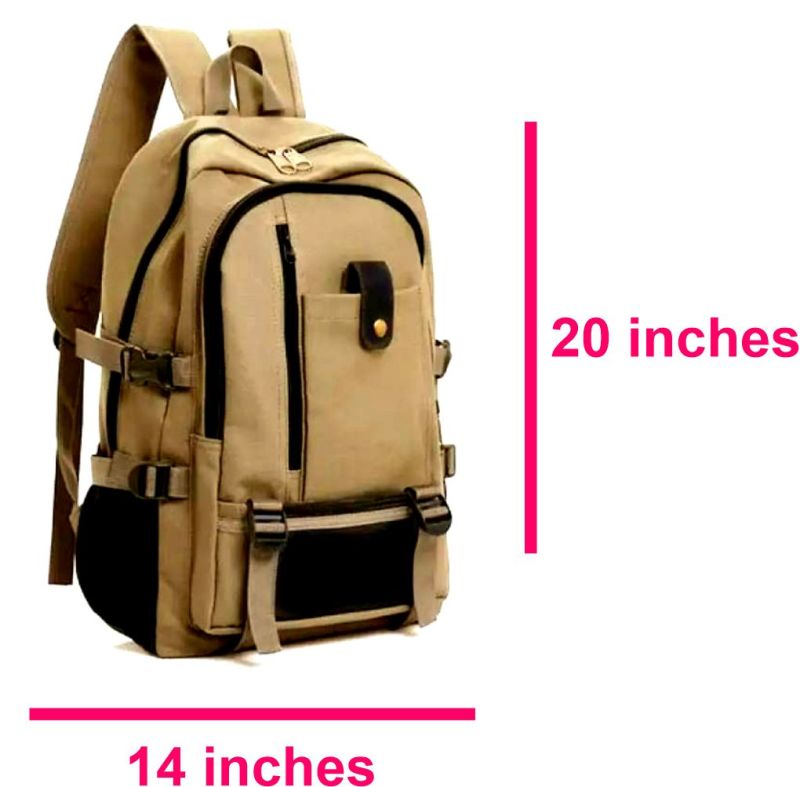 Durable Brown Backpack